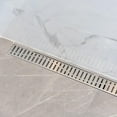 thumbnail image 1 of Side Outlet 30 Inch Linear Shower Drain with ABS Drain Base Flange and Hair Trap, Complete Shower Drain Installation Kit, SereneDrains, 1 of 8