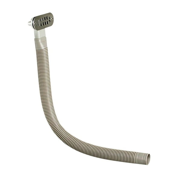 Side Oval Overflow Pipe Head For Kitchen Sink And Washbasin SUS304 Stainless Steel Drain Accessory With PP PVC Components gray Finish Installation for Various Drain Sets