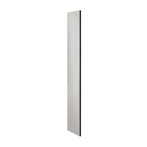 Side Panel - for 6 Feet High - 18 Inch Deep Designer Wood Locker - without Sloping Hood - Gray