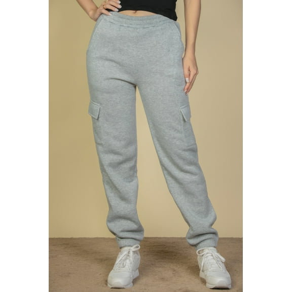 Side Pocket Drawstring Waist Sweatpants
