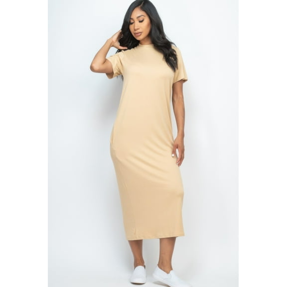 Side Pocket Tee Dress