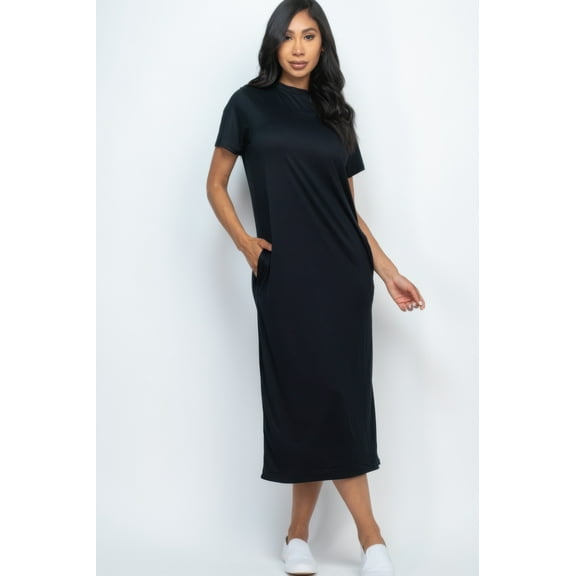 Side Pocket Tee Dress