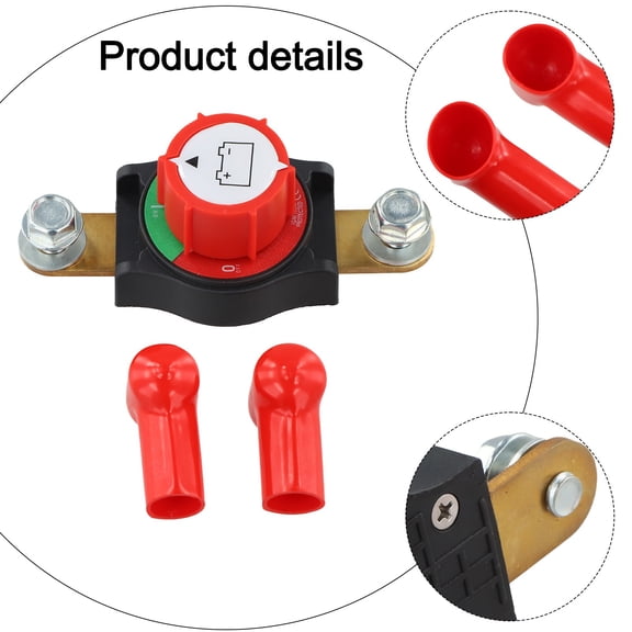 Side Post Battery Disconnect Switch For Efficient Power Management 12 48V