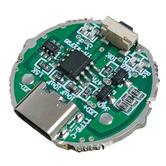 Side Strong Light Flashlight Driver Board Switch Circuit Board USB Interface Circu G2078
