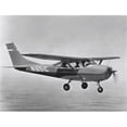 thumbnail image 1 of Side Profile of An Aircraft in Flight 1969 Cessna 182 Skylane Poster Print - 24 x 36 - Large, 1 of 1