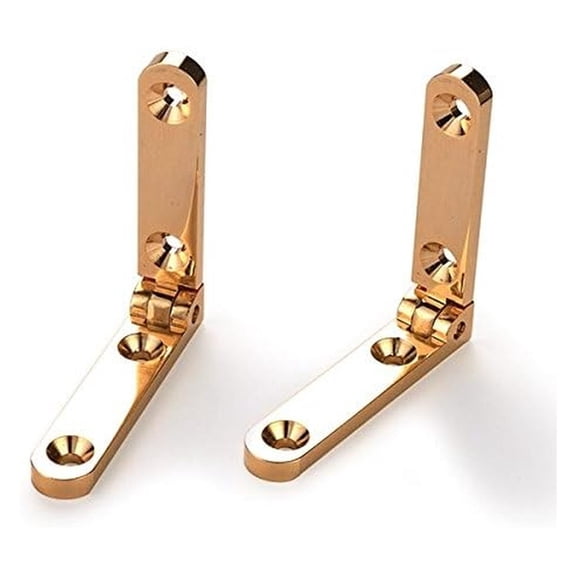 Side Rail Hinge Solid Brass, 1 Pair