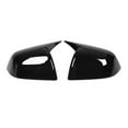 Side Rearview Mirror Cover High Glossy Door Exterior Wing Mirror Caps