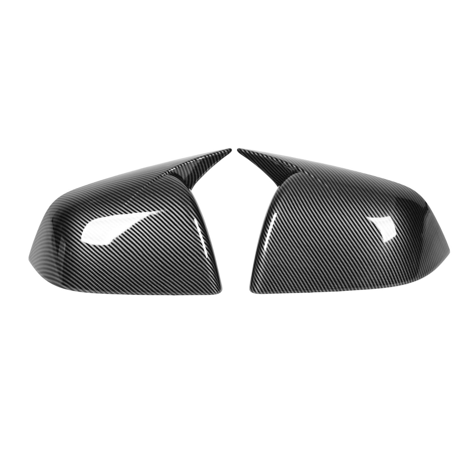Side Rearview Mirror Cover High Glossy Door Exterior Wing Mirror Caps