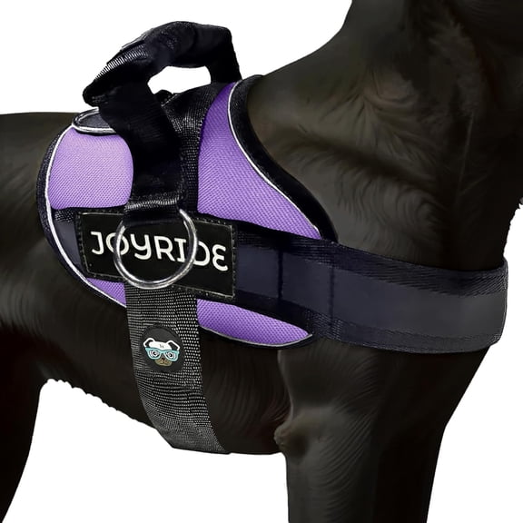 Side Ring No Pull Dog Harness with Reflective Strips and 3 Leash Clips for Small Medium and Large Dogs