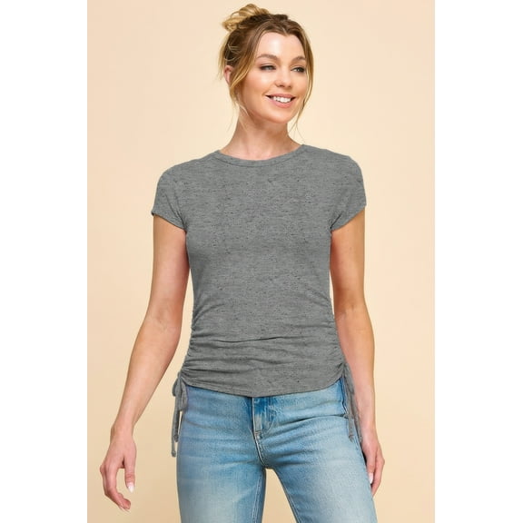 Side Ruched Detail Top