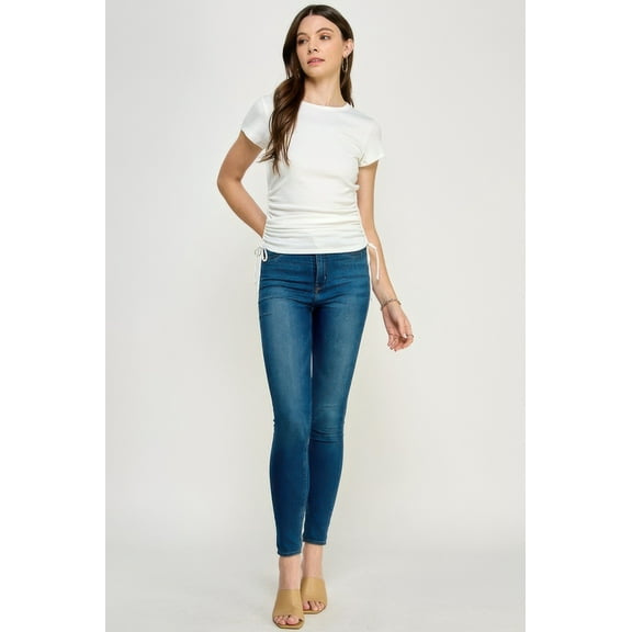 Side Ruched Detail Top