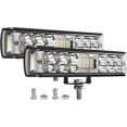 Side Shooter Led Light Bars Offroad Driving Fog Light Pods Spot Flood