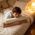 thumbnail image 1 of Side Sleeper Leg Pillow, Cotton Long Body Cushion for Bed and Couch, 1 of 6