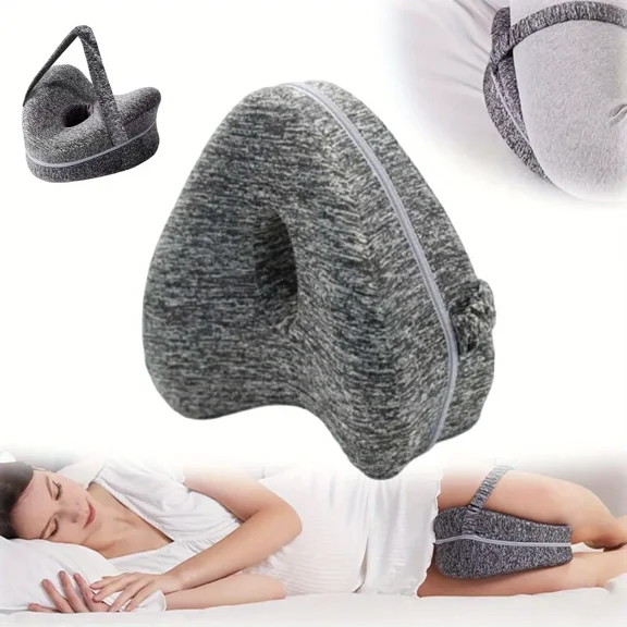 Side Sleeper Memory Foam Knee Support Pillow Washable Zipper Cover Hip Leg Pain Relief Ergonomic Sleeping Cushion