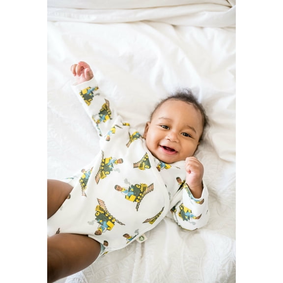 Side Snap Bodysuit In Organic Cotton