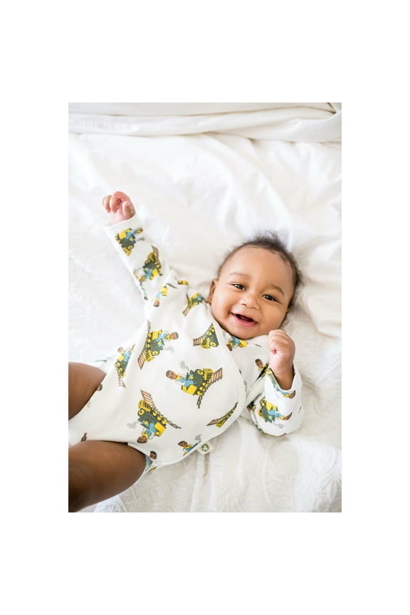 Side Snap Bodysuit In Organic Cotton