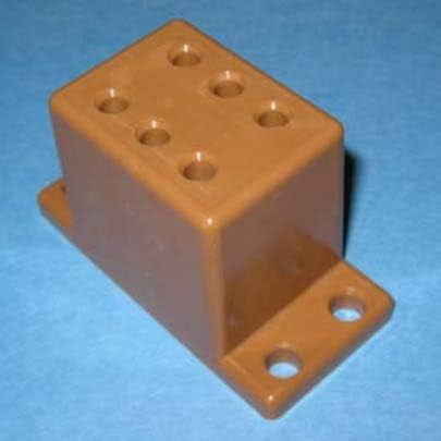 Side Spacers with Screws for Interior Roll-Out Shelves, One Set of 4 (1-3/4", TA