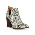 thumbnail image 1 of Side Split Pointy Toe Chunky Stacked Heel Bootie 20390, 1 of 6
