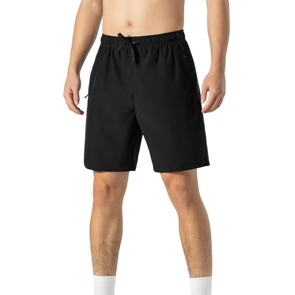 Side Split Solid Summer Shorts for Men 2025 Plus Size Casual Beach Short Pants Elastic Waist Drawstring Shorts for Resort Cruise