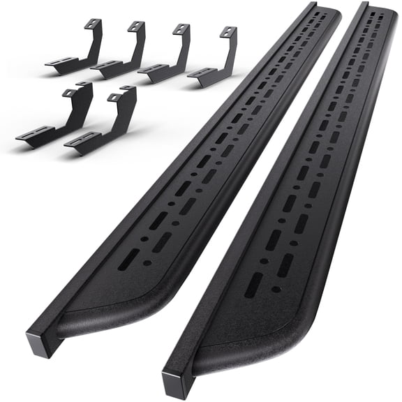 Side Step Running Boards Compatible with 2005-2023 Tacoma Access Cab Side Step, Black Nerf Bars