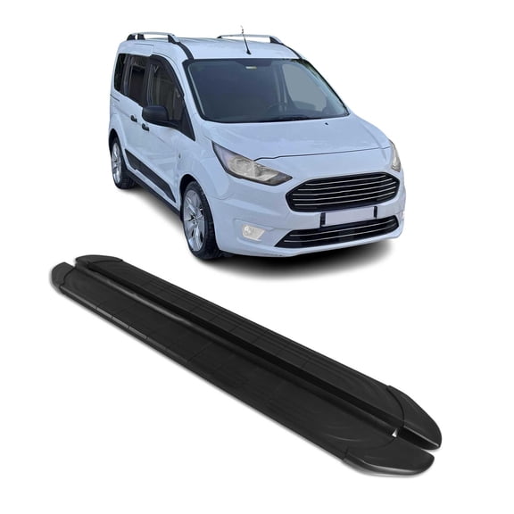 Side Step Running Boards Nerf Bars for Ford Transit Connect 2014-2023 L1 Black