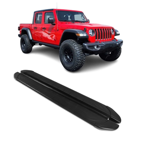 Side Step Running Boards Nerf Bars for Jeep Gladiator 2020-2026 Crew Cab