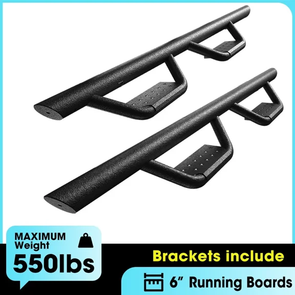 Side Steps Running Boards Compatible with 2015-2026 Chevy Colorado/GMC Canyon Crew Cab, Drop Step Nerf Bars Textured Black, Non Slip Truck Steps Pickup Truck Accessories