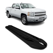 Side Steps for Chevy Silverado Sierra 1500 2500/3500 CrewCab 2007-19 Black 2Pcs