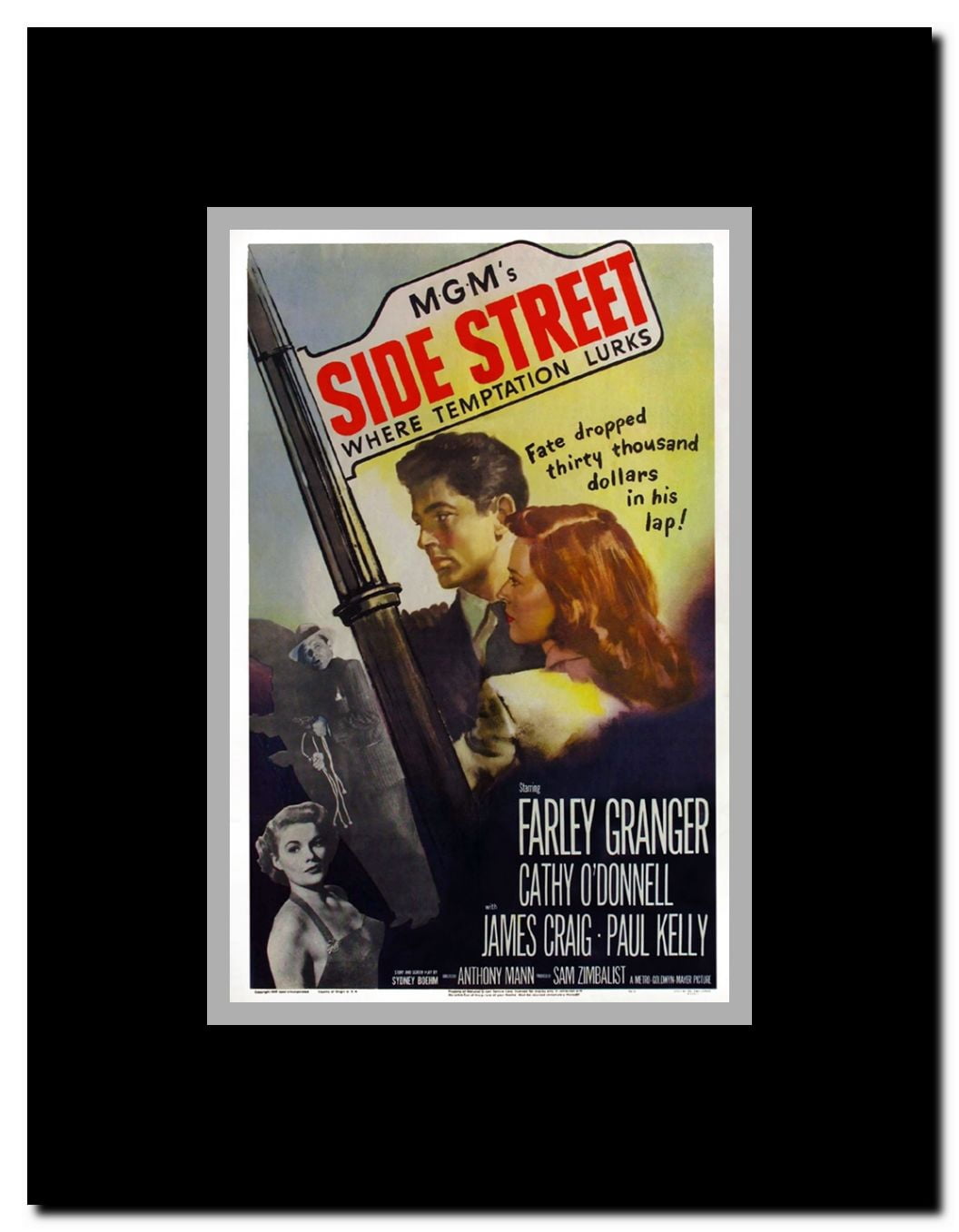 Side Street Framed Movie Poster