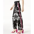 thumbnail image 1 of Side Stripe Palazzo Pants Black Polished Floral XL, 1 of 1