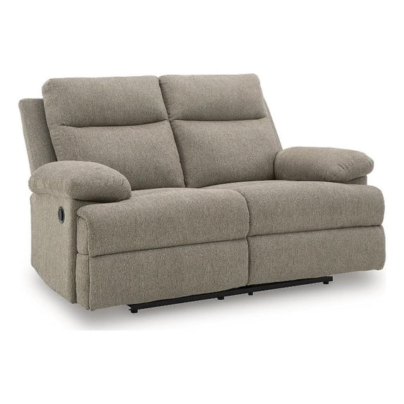 Signature Design by Ashley Yarrow Lane Beige Reclining Loveseat