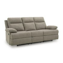 Signature Design by Ashley Yarrow Lane Beige Reclining Sofa with Table