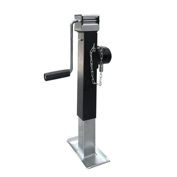 Side Swivel Weld-on Square Tube Trailer Jack Stands Support Legs Corner Steady CAP5000LBS Camper RV Parts Caravan Accessories ,Easy to Install