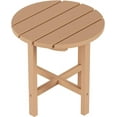 thumbnail image 1 of Side Table 18" Round  Adirondack Small End Table (Teak), 1 of 2
