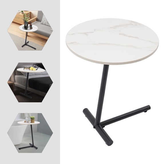 Side Table, Round Side Table, Modern Side Table,Indoor Freestanding Side Table for Living Room, Bedroom, Balcony
