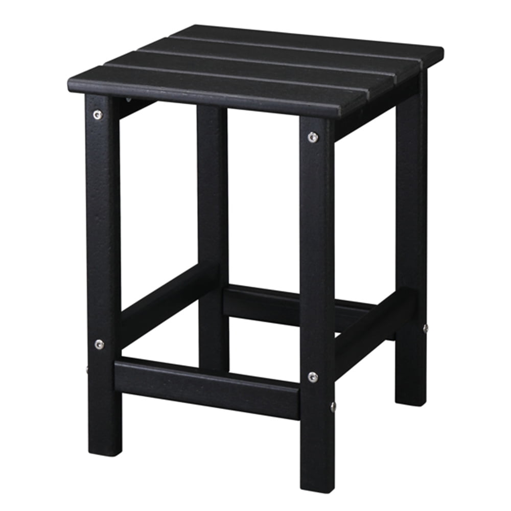 Side Table, Square Outdoor Side Table, FadeResistant and Weather