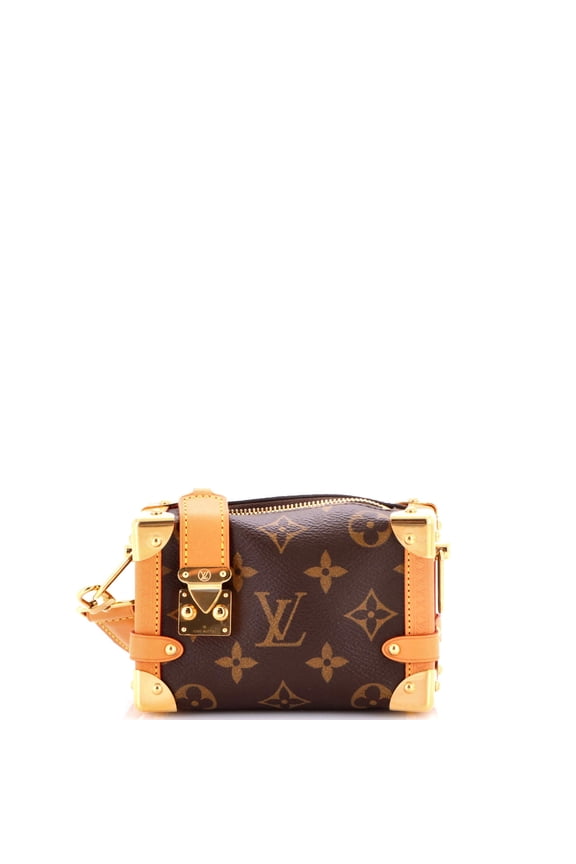 Side Trunk Handbag Monogram Canvas Pico By Rebag