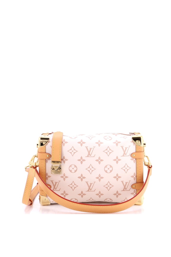Side Trunk Handbag Monogram Dune Canvas MM By Rebag