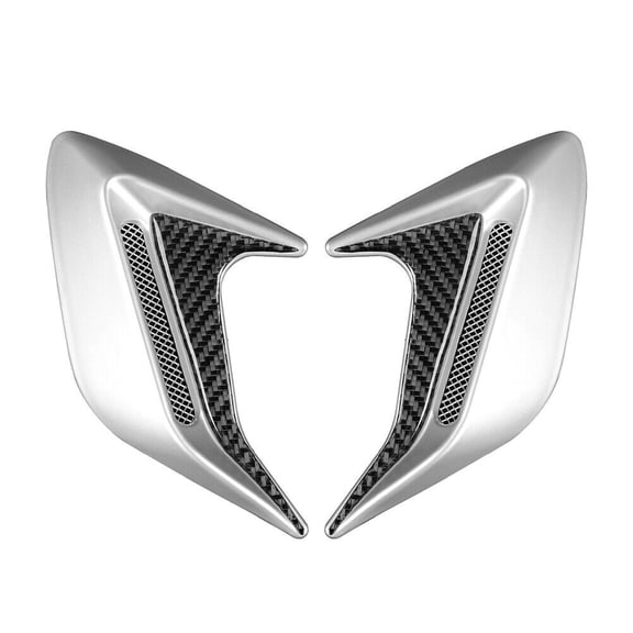 Side Vent Air Flow Fender Intake Dekoratives Universal Auto-Carbon-Faser-Paar