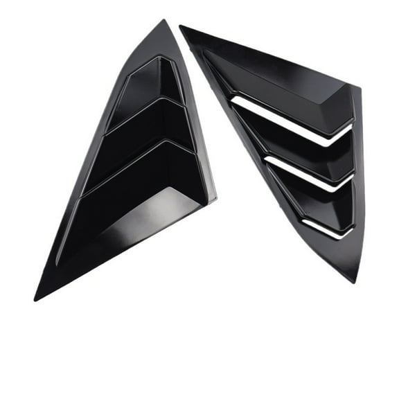 Side Vent Window Louvers Car Rear Quarter Spoiler Panel Fit For Honda Civic Seden Only 2016 To 2020 ABS Sun Shade