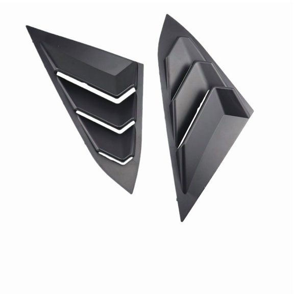 Side Vent Window Louvers Car Rear Quarter Spoiler Panel Fit For Honda Civic Seden Only 2016 To 2020 ABS Sun Shade