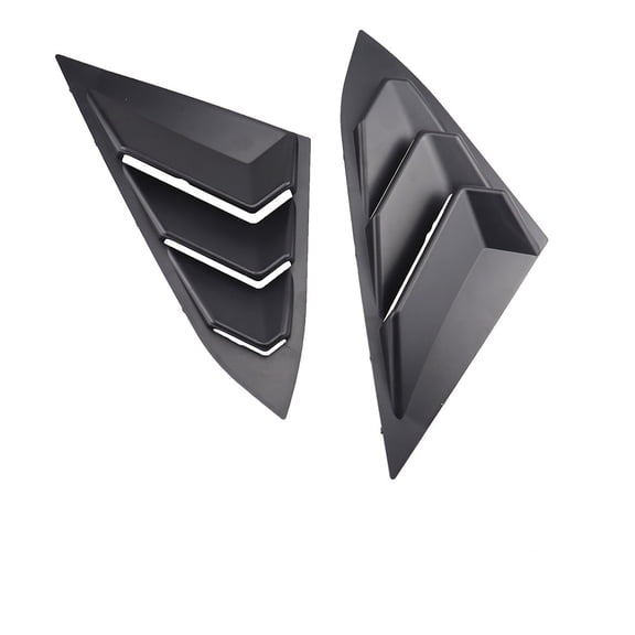 Side Vent Window Louvers Car Rear Quarter Spoiler Panel Fit For Honda For Civic Seden Only 2016 2017 2018 2019 2020 ABS Sun Shade