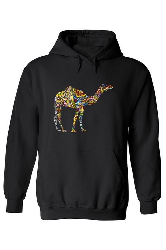 Side View Camel Hoodie Women -Image by Shutterstock, Female XX-Large