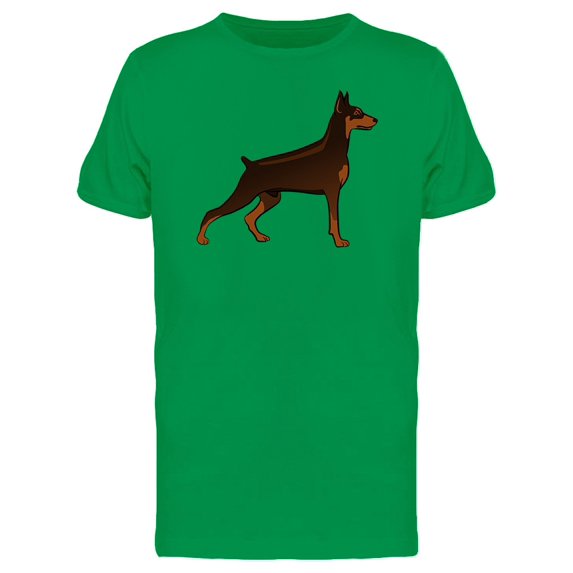 Side View Doberman Tee Men's - Men T-Shirt, 2XL