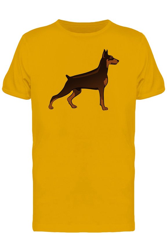 Side View Doberman Tee Men's -Image by Shutterstock