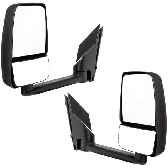 Side View Mirror Assembly For 2003-2018 Express 1500 2500 3500 For 2003-2018 Savana 1500 2500 3500 Manual Towing Rearview Mirror