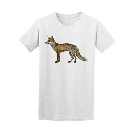 Side View Of Red Fox T-Shirt Men -Image by Shutterstock, Male 4X-Large