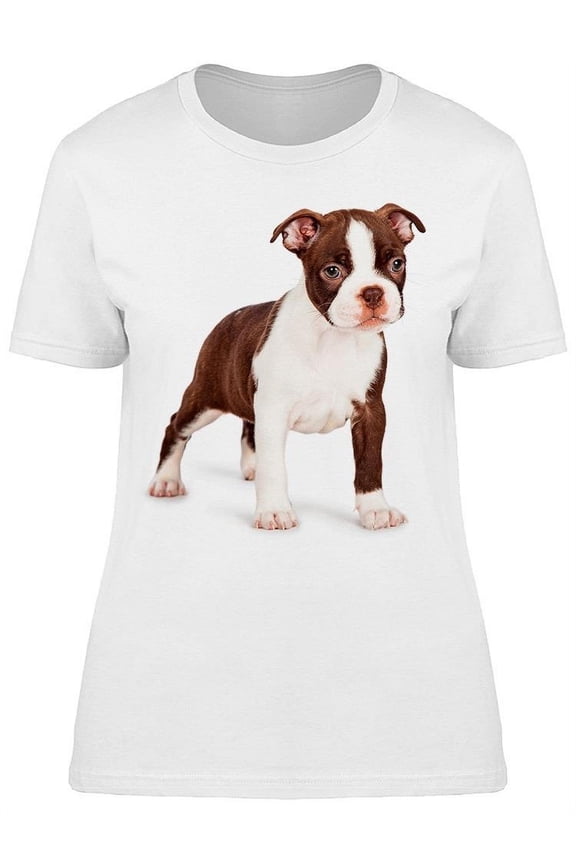 Side View, Terrier Puppy T-Shirt Women -Image by Shutterstock, Female Medium