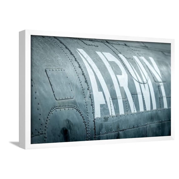 Side View of Military Plane with Inscription, Framed Art Print Wall Art by kyolshin Sold by Art.Com