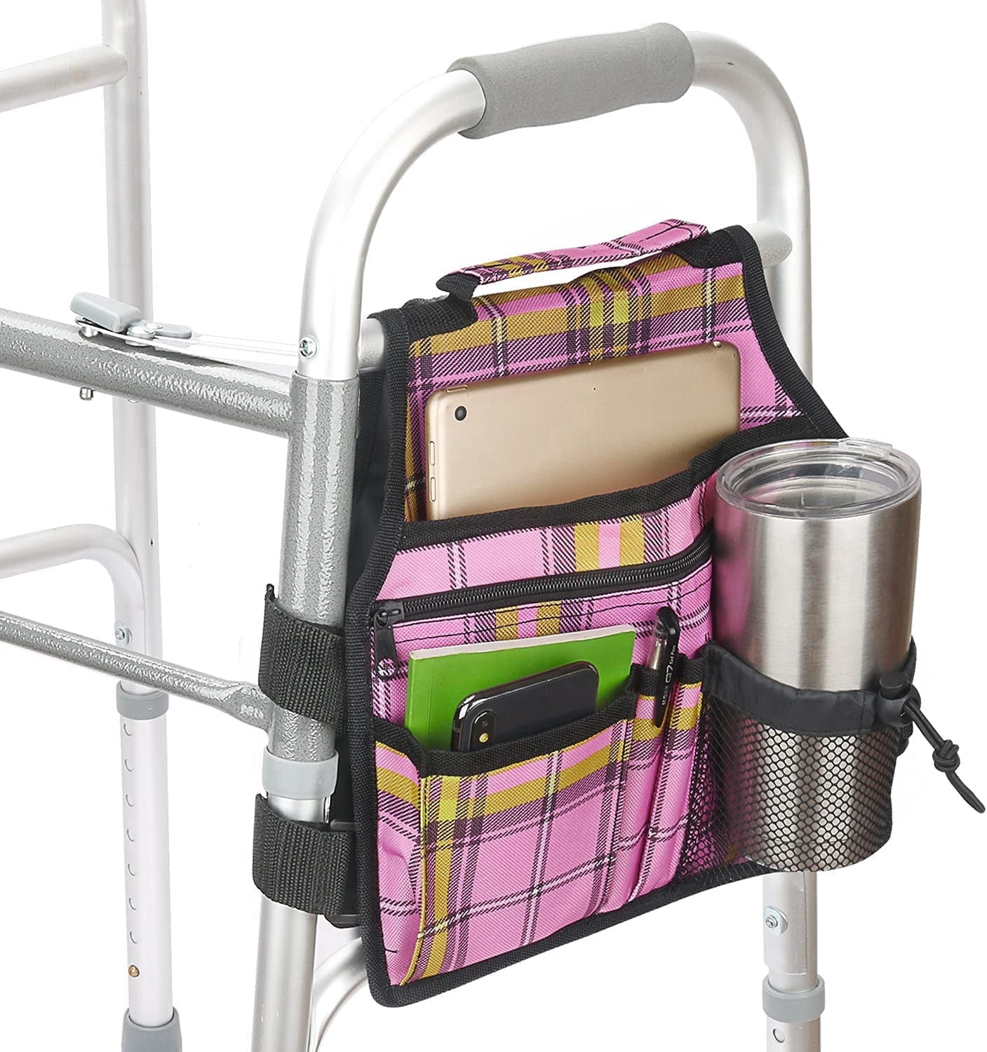 Hautllaif Side Walker Bags - Walker Organizer Pouch for Rollator ...